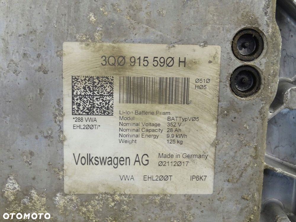 BATERIA TRAKCYJNA AKUMULATOR HV VW PASSAT B8 3G 1.4 GTE 3Q0915590H - 6