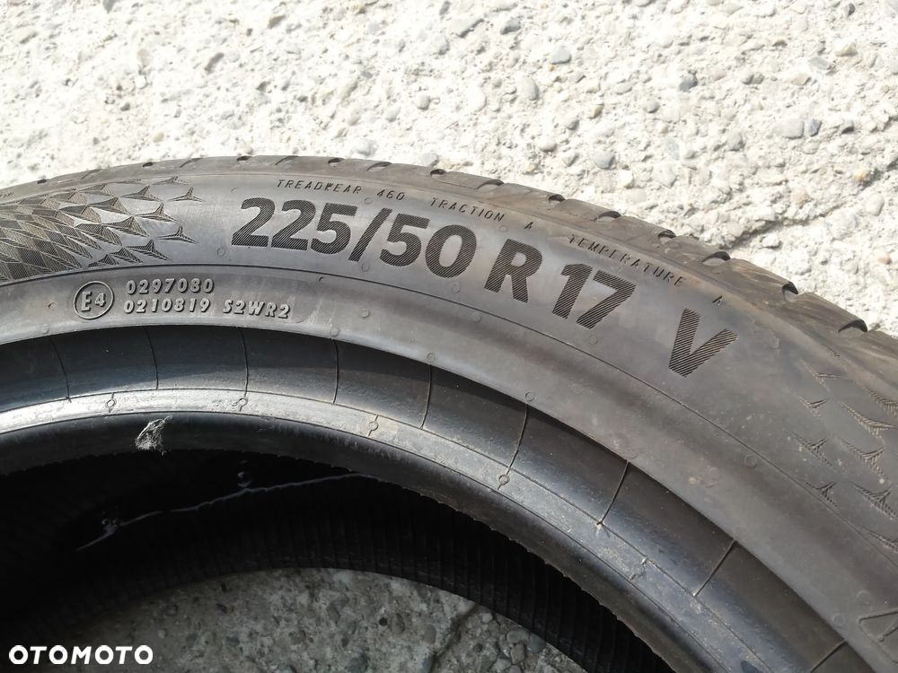 17” - CONTINENTAL - 225/50 r17 cali –  LETNIE Opony ULTRA CONTACT - stan: BDB - Gwarancja + Możliwy MONTAŻ  !! - rok 2023 !! - 3