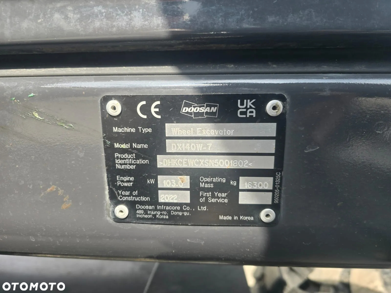 Doosan DX 140 W - 9