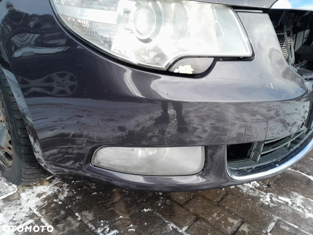 SKODA SUPERB II ZDERZAK PRZEDNI PRZÓD KOLOR: LF8M - 10