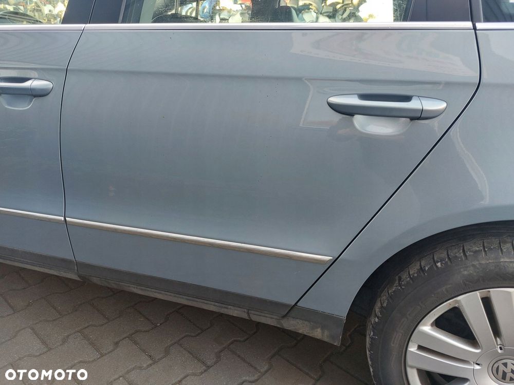 vw passat b6 3c0 kombi 05-10r drzwi lewe tył tylne kompletne lc7z - 2