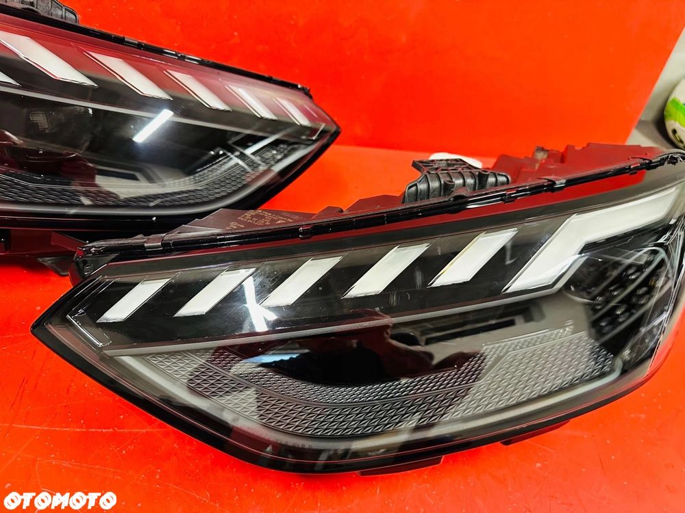 LAMPY AUDI A4 B9 RS4 LIFT FULL LED MATRIX CZARNE EU BDB KOMPLETNE - 3