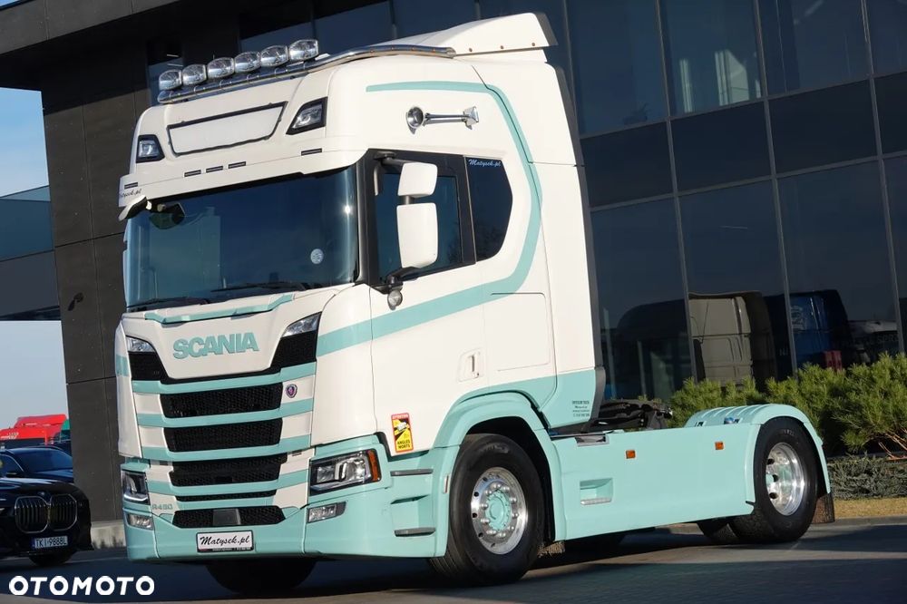 Scania R 450 / RETARDER / KLIMA POSTOJOWA / CAŁA NA PODUSZKACH / ALUSY / OPONY 100 % / SPROWADZONA / PO KONTRAKCIE SERWISOWYM - 1