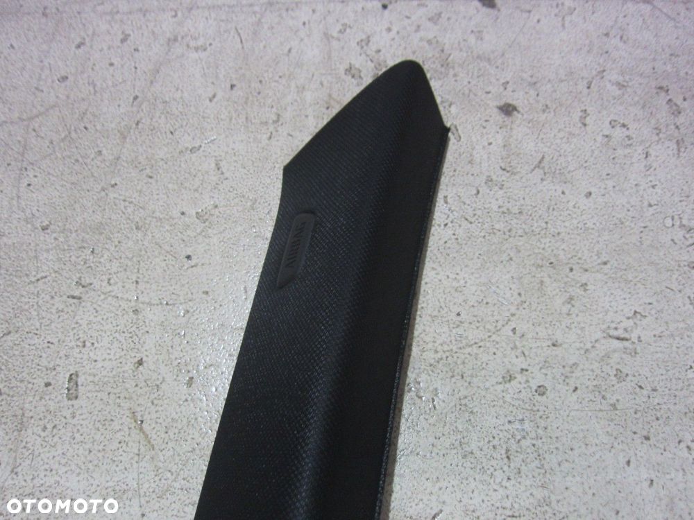 BMW 5 F10 SŁUPKI OSŁONY DASZKI ELEMENTY PODSUFITKI CZARNEJ 51168052676 - 7