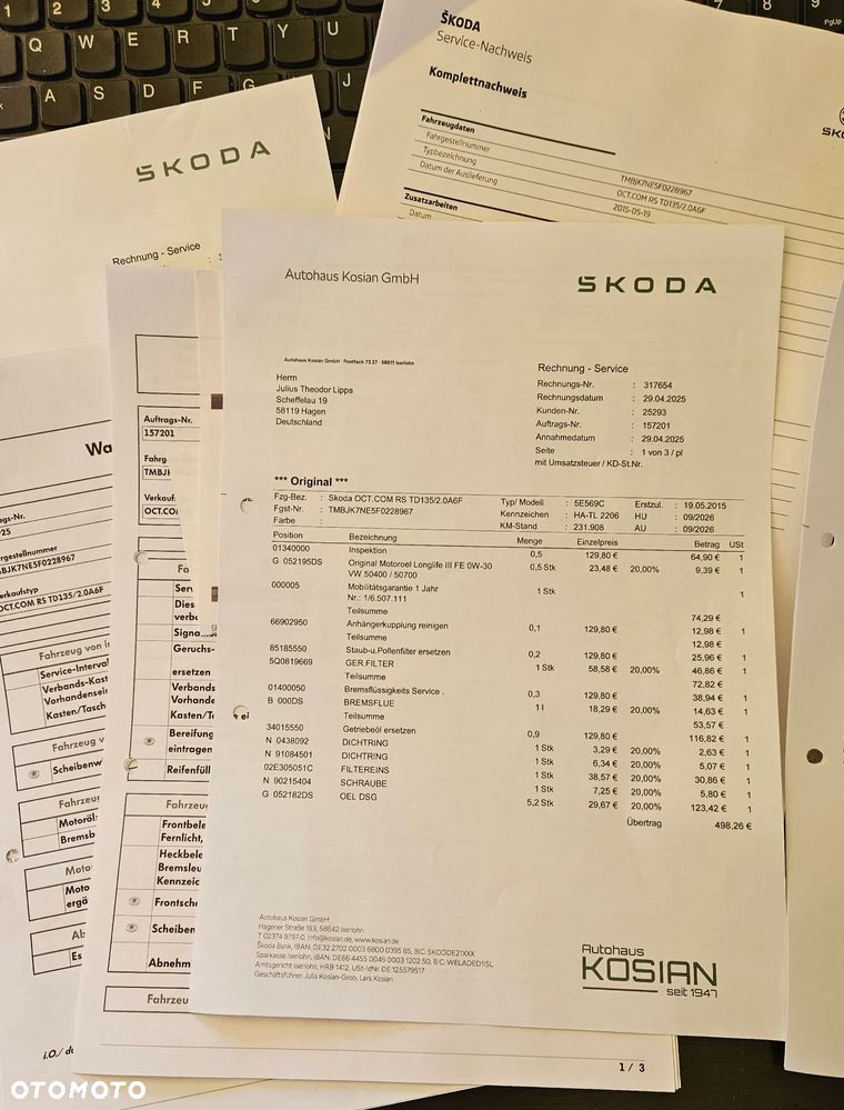 Skoda Octavia Combi 2.0 TDI DSG RS - 35