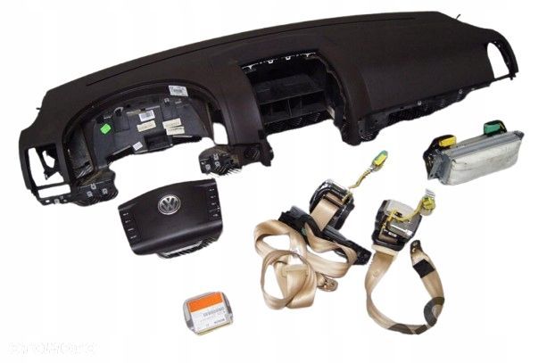 air bag poduszka kierowcy brązowa phaeton touareg - 2