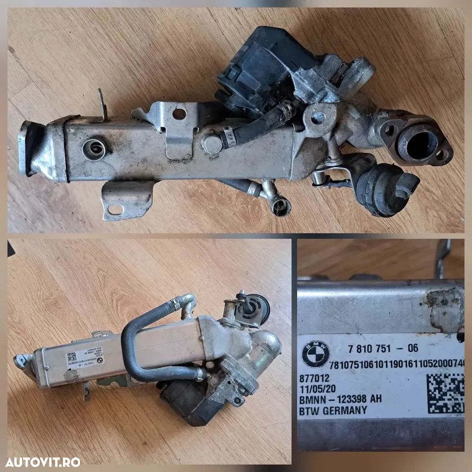 Racitor gaze EGR cu supapa bmw n47 n57 b47 seria 1 2 3 4 5 6 7 x1 x3 x4 x5 x6 2009-2019 - 10