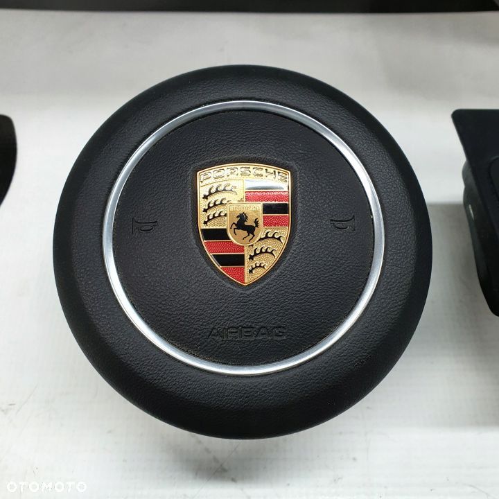 PORSCHE PANAMERA 971 DESKA ROZDZIELCZA KONSOLA KOKPIT PULPIT PODUSZKI AIRBAG AIR BAG PASY KIT SET - 7