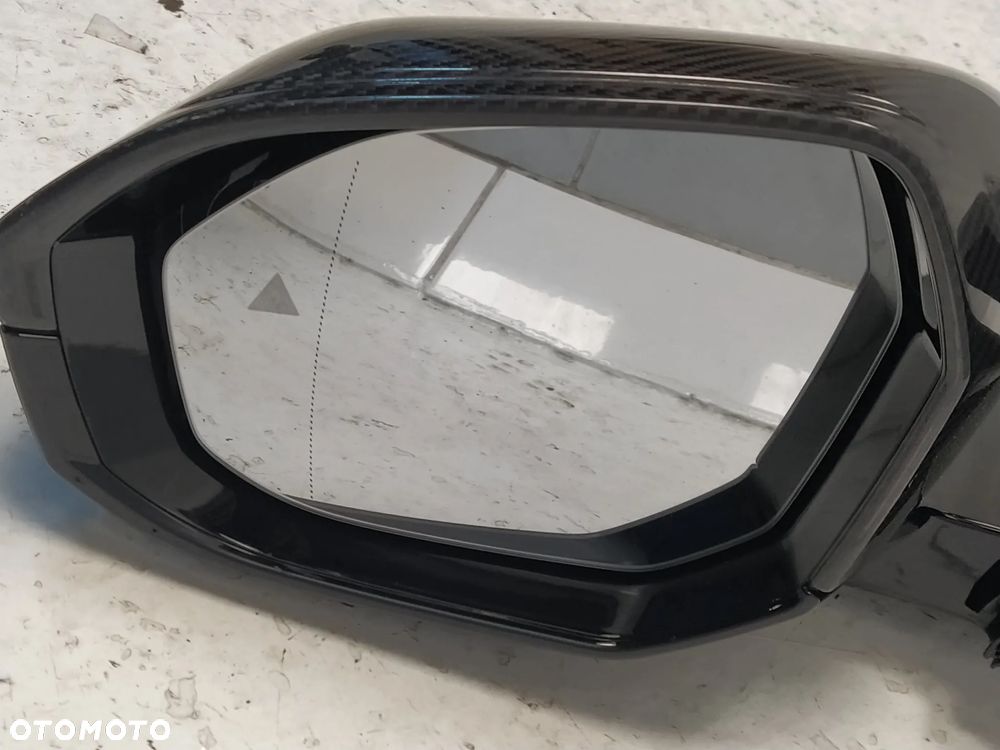 BMW 5 G60 G61 LUSTERKO ZEWNĘTRZNE KAMERA ASFERYCZNE CZUJNIK GRZANE LEWE 9+6+1 PIN CARBON UK ORYGINAŁ - 11