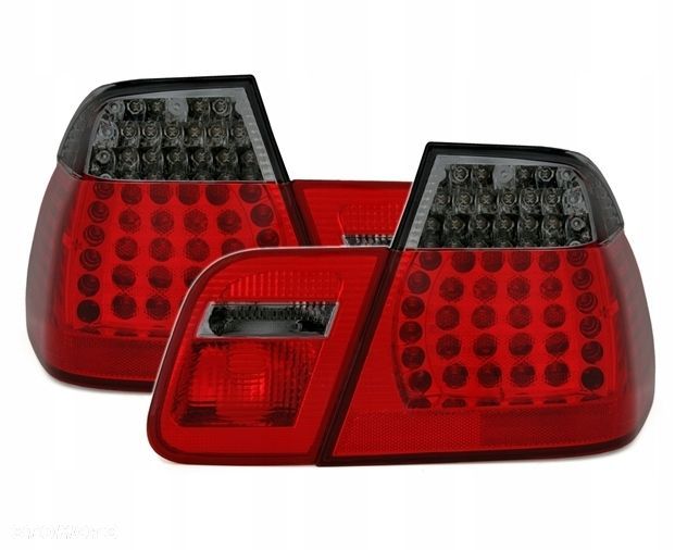 LAMPY Tylne LED BMW E46 99-03 COUPE RED SMOKE - 1