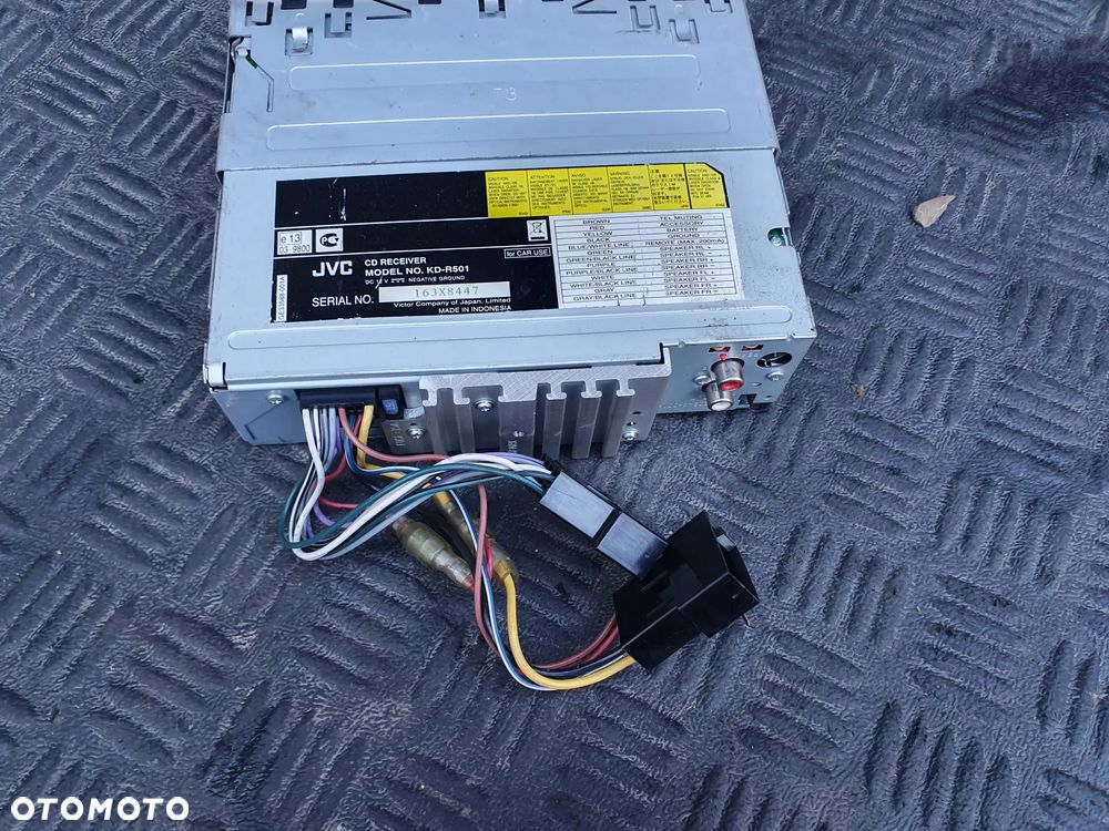 RADIO CD RADIOODTWARZACZ JVC KD-R501 - 4