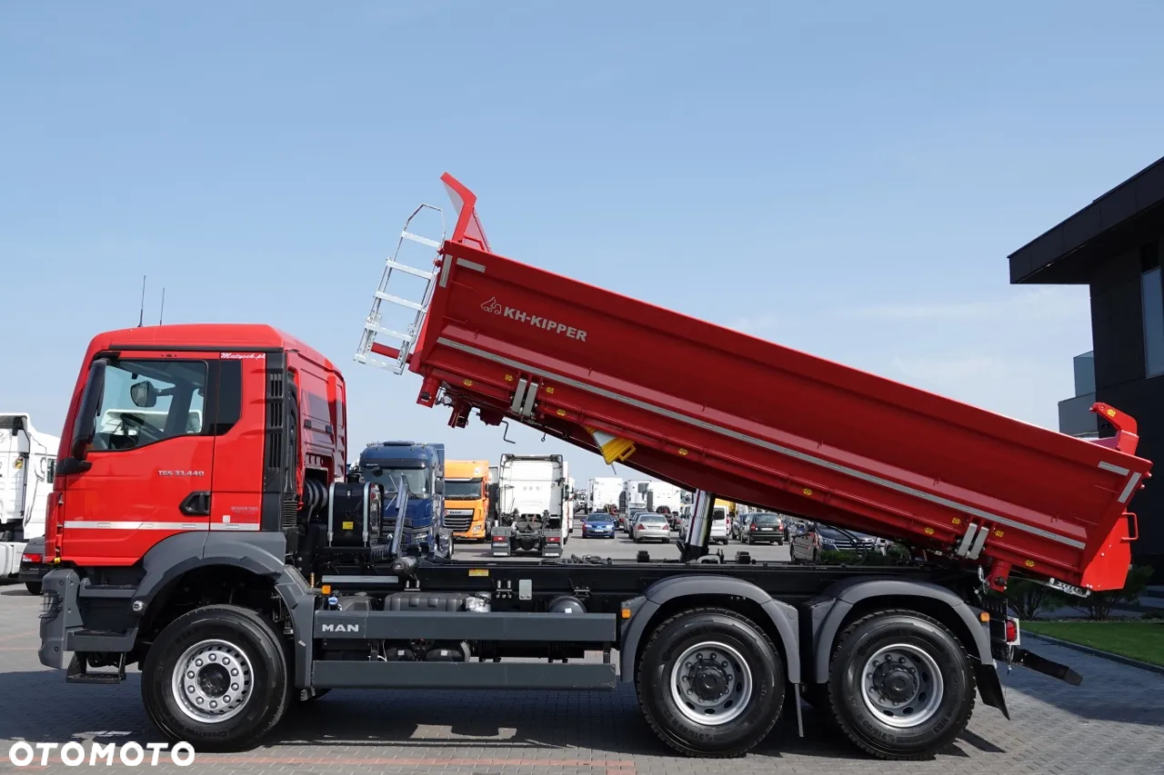 MAN TGS 33.440 / 6X4 / WYMIEŃ SWÓJ STARY NA NOWY / WYWROTKA 3 STRONNA / HYDROBURTA / BORDMATIC / KH-KIPPER / FABRYCZNIE NOWY / DOSTĘPNY OD RĘKI - 4