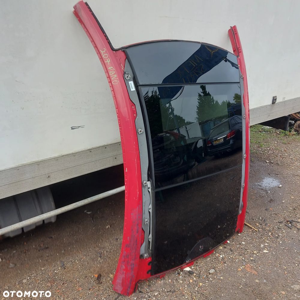 PANORAMADACH DACH KOMPLETNY MERCEDES E W207 COUPE ORYGINAL DEMONTAZ SLUPKI MECHANIZM SILNIK - 2