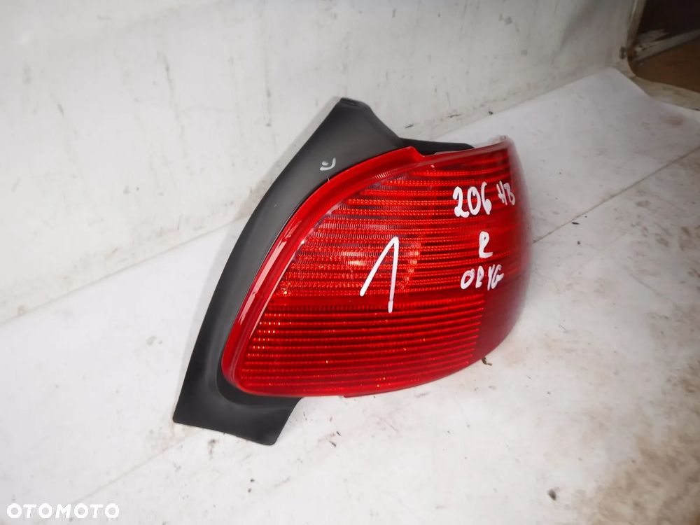 peugeot 206 lampa tył prawa tylna wkład  nowa oryginał - 7