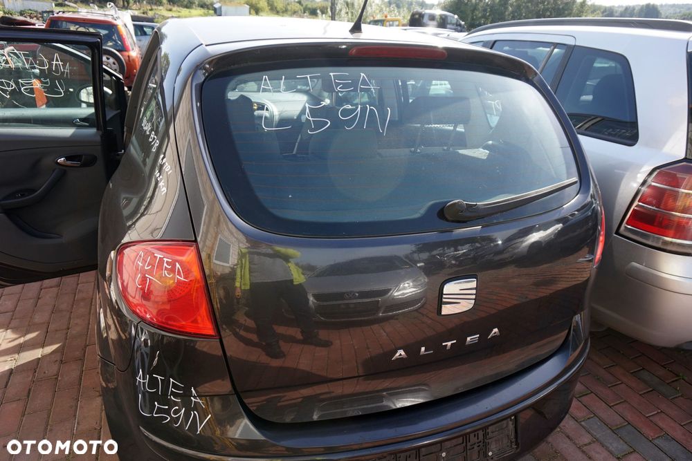 KLAPA BAGAŻNIKA TYLNA ALTEA 5P1 LS9N CZARNY SEAT 2004-2015 - 2