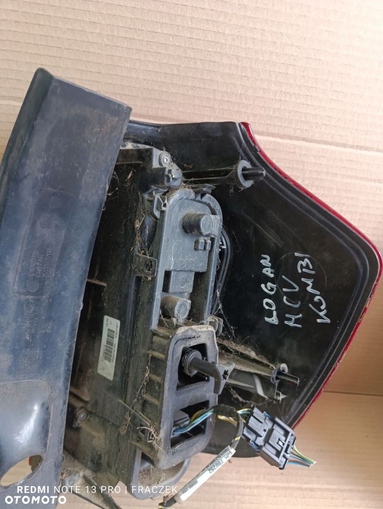 LAMPA TYLNA LEWA LUB PRAWA DACIA LOGAN MCV II KOMBI 12 - r. ORYGINAŁ - 8