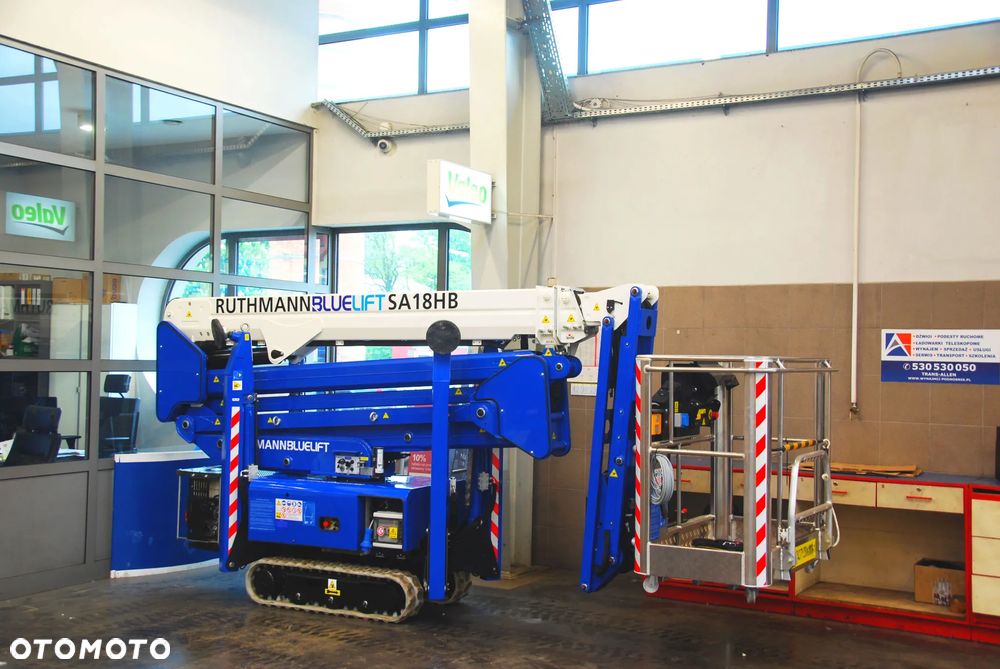 Ruthmann Bluelift SA18HB Podnosnik Koszowy Na Gąsiennicach 18m Zwyżka Samojezdna Pająk Gąsienicowy 18m Fabrycznie Nowy Od Polskiego Dealera Gwarancja producenta