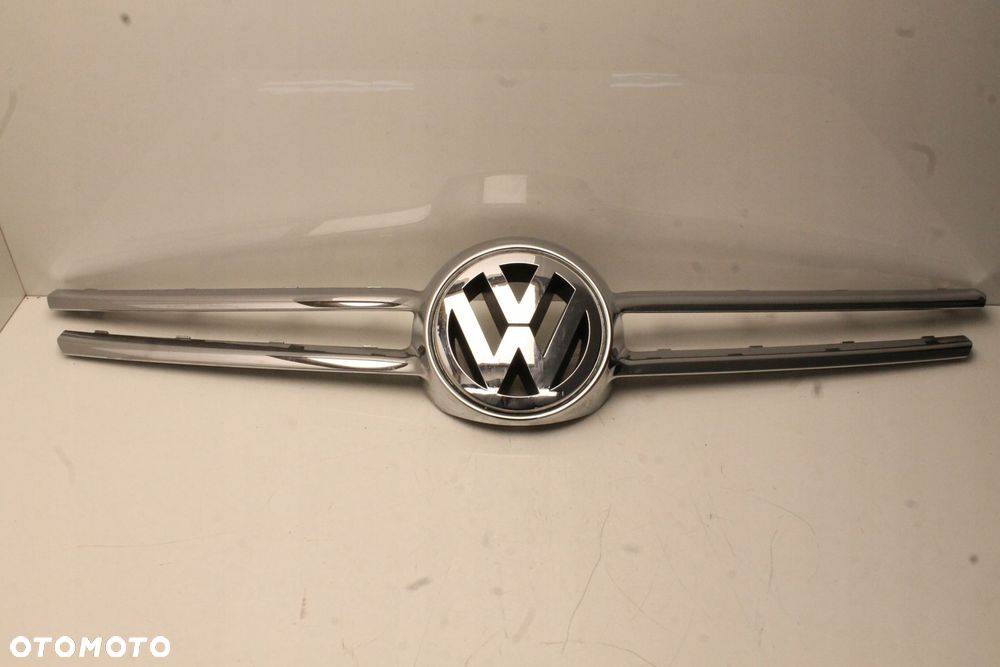 VW TOUAREG I LIFT GRILL ATRAPA CHROM ZNACZEK 7L6853668 # - 1