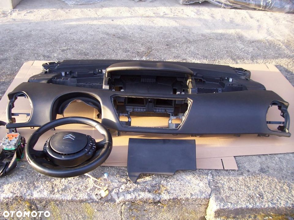 C4 GRAND PICASSO KONSOLA PODUSZKI PASY 2010R CZARN - 2