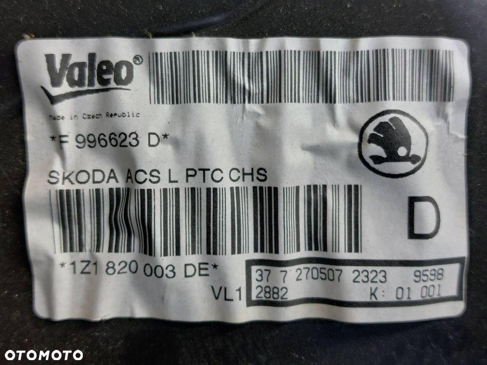 OBUDOWA NAGRZEWNICY + DMUCHAWA + REZYSTOR SKODA OCTAVIA II - 4