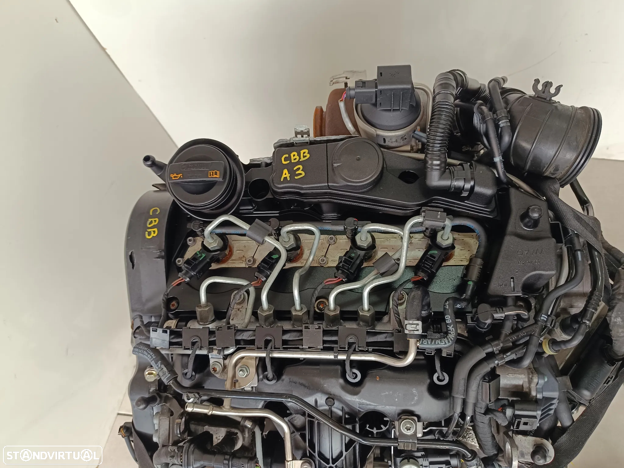 Motor Audi A3 2.0TDI 170cv CBB caixa 6v DSG 6 v automatica DSG LQT - 4