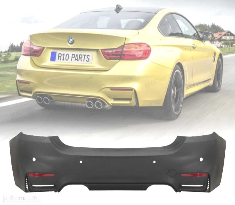 PARA-CHOQUE TRASEIRO BMW F32 F33 12-19 LOOK M4 PDC - 1