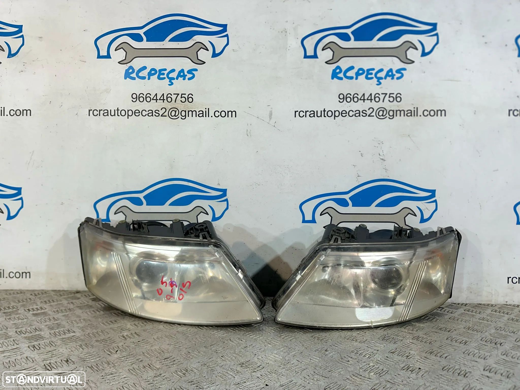 .Conjunto Oticas Farois Frontal Frente Esquerda Direita Saab 93 9-3 YS3F 2002 - 2012 - 1