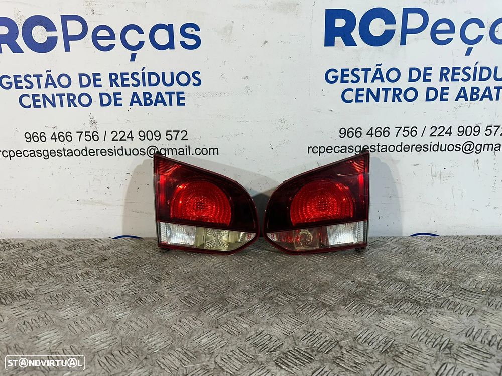 .Conjunto Farolins Tras Traseiro Esquerdo Direito VW Golf VI Original