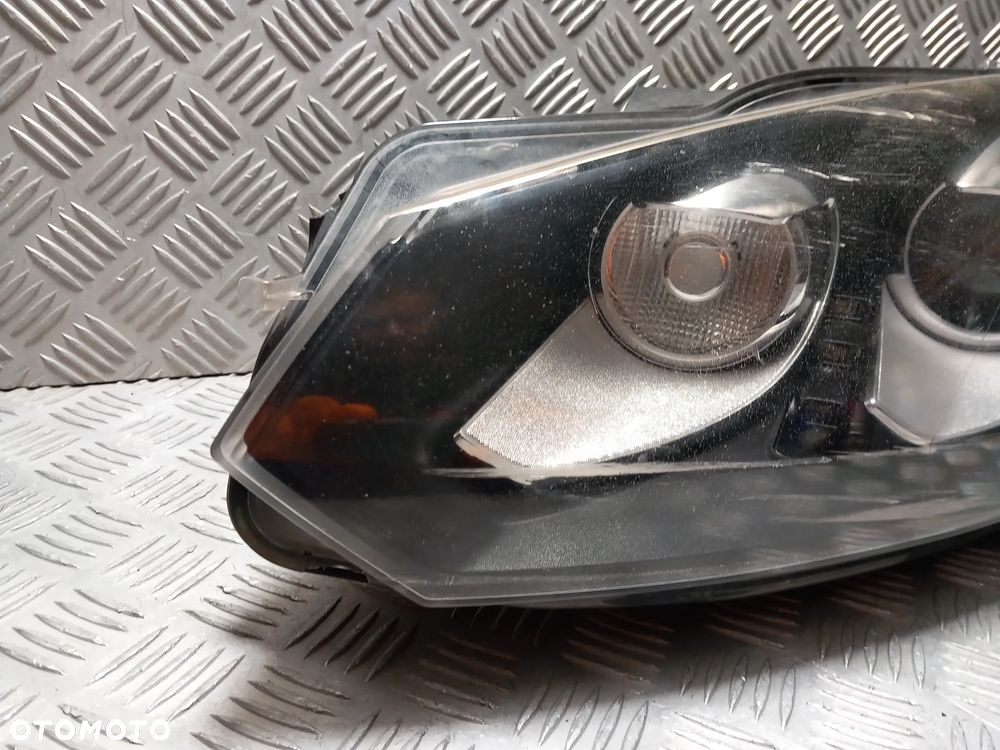 VW GOLF VI LAMPA REFLEKTOR LEWA PRZEDNIA LEWY PRZÓD XENON LED USZKODZONA - 2