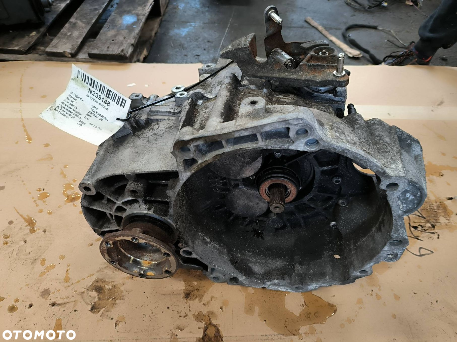 SKRZYNIA BIEGÓW VOLKSWAGEN PASSAT B6 JLU 2.0 TDI - 3