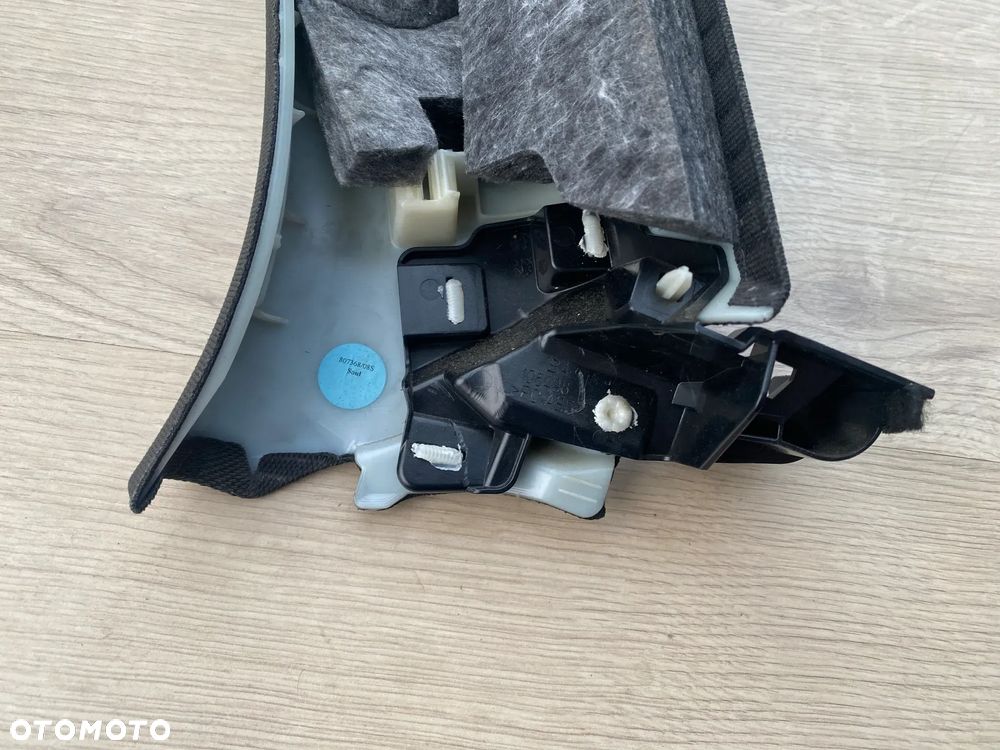 KOMPLET OSŁONA NAKŁADKA SŁUPKA CZARNA PRAWA LEWA AUDI A3 8V - 4