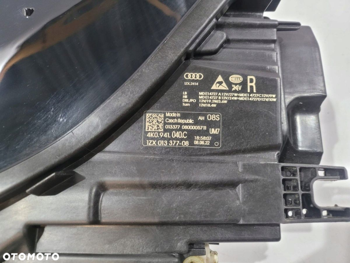 Audi A6 C8 4K Lampa przednia Full Led R - 12857 - 7
