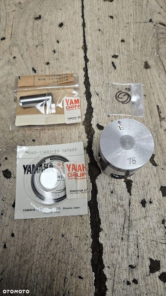 Tłok pierścienie sworzeń Yamaha RD50 DT50  353-11630-31 - 2
