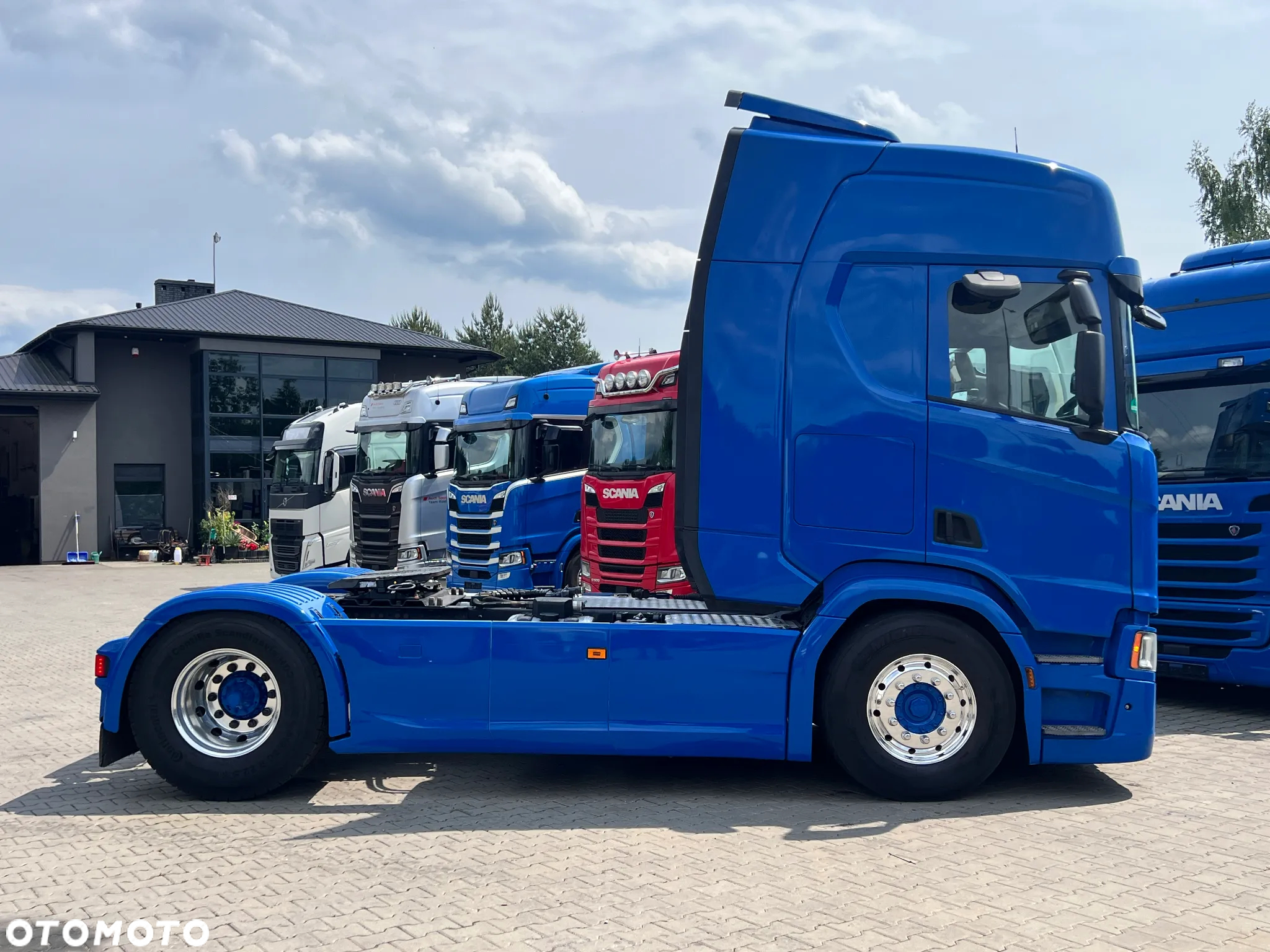 Scania R500 2020 cała na poduszce z hydrauliką z Niemiec kontrakt serwisowy ASO - 9