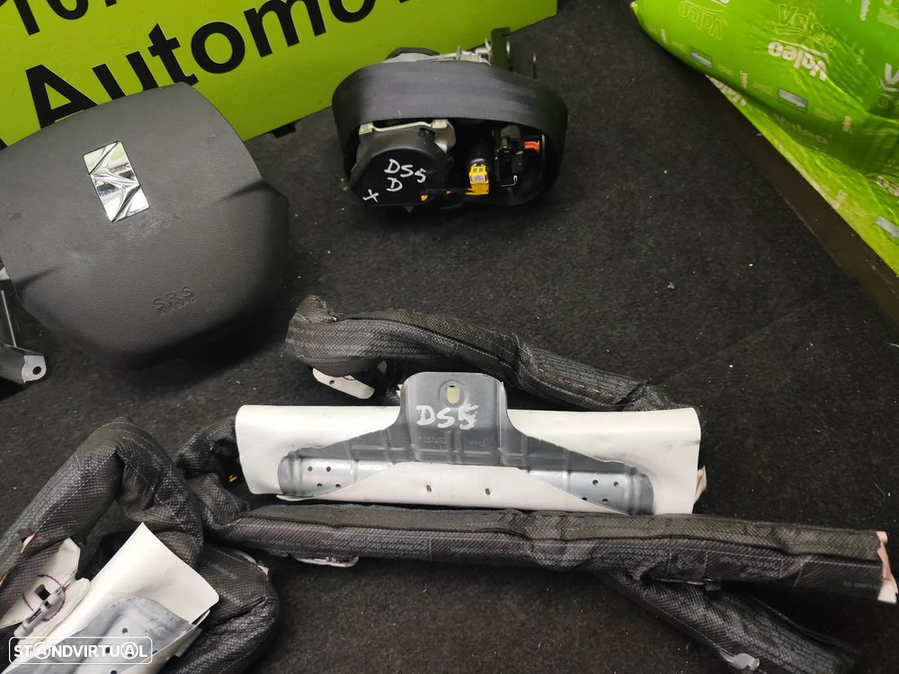 CITROEN DS5 KIT AIRBAGS VOLANTE TABLIER CENTRALINA CORTINAS - 5