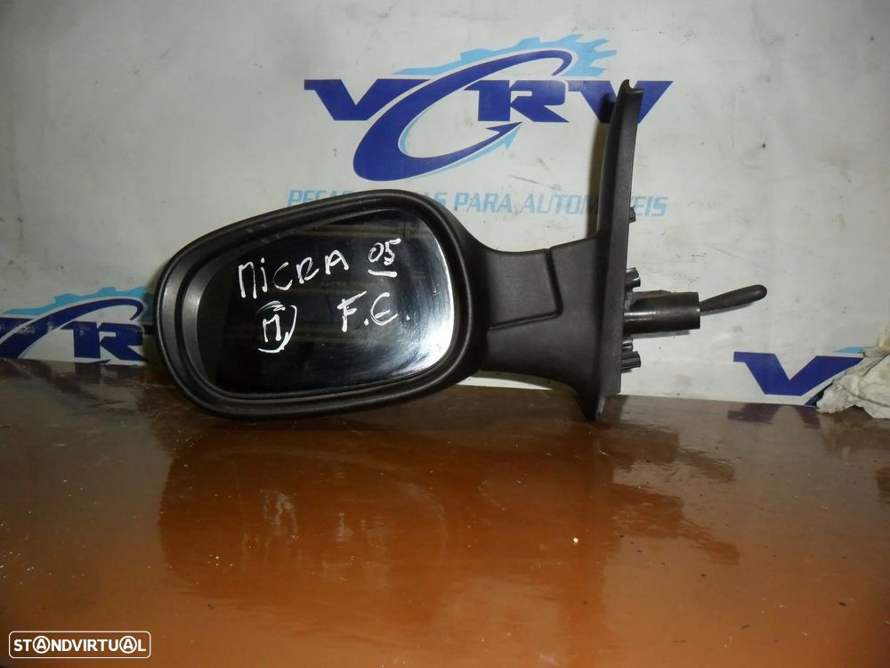 Espelho retrovisor esquerdo manual Nissan Micra III K12 2005
