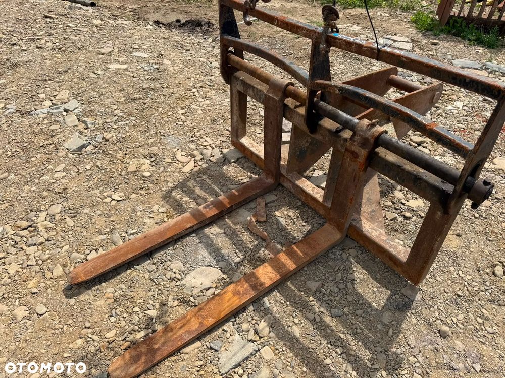 Widły do palet złącze Miller sworzeń 60mm do koparki koparka paletowe paleciak - 4