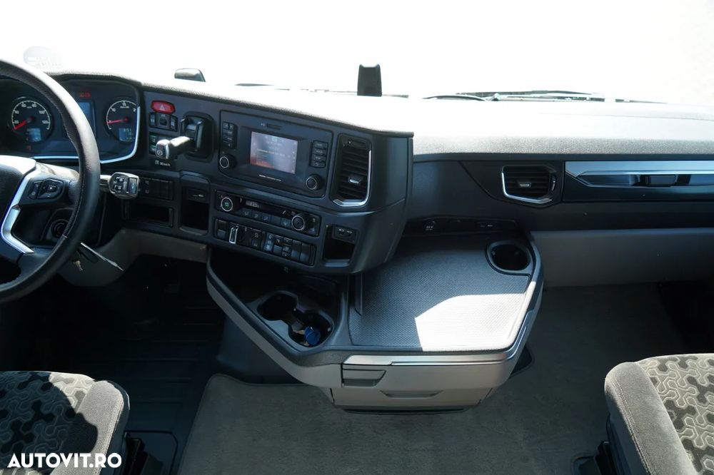 Scania S 450 / COMBINAȚIE TANDEM / CORTINĂ / 120 M3 / DRIVE-THROUGH / ACOPERIȘ RIDICABIL / PUNȚĂ RIDICABILĂ / - 29