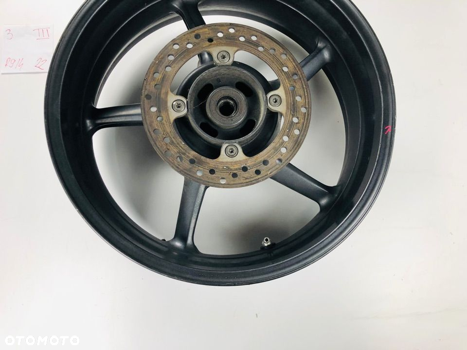 Triumph Street Triple 675 07-13 felga tylna obręcz koło tył tarcza - 2