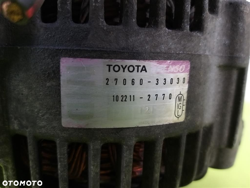 Alternator Toyota Yaris I 1999-2006 1,4 D-4D DENSO 2706033030 ORYGINAŁ - 4