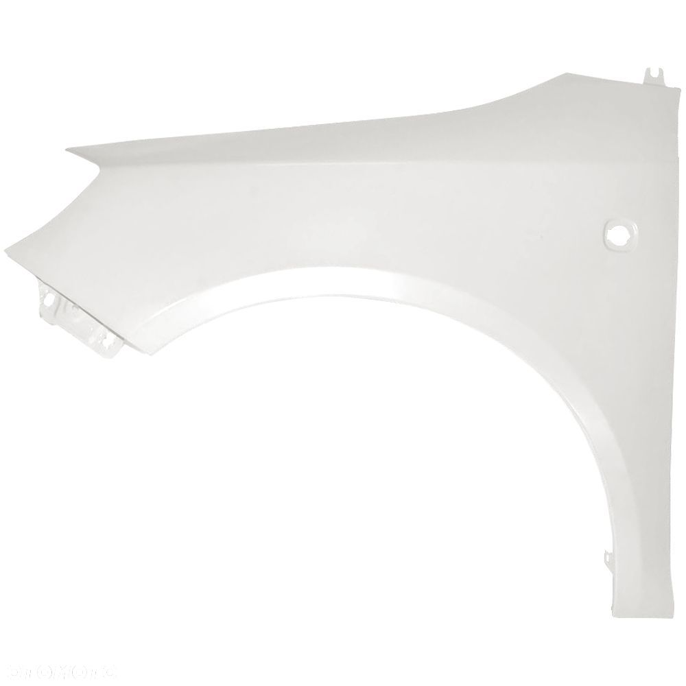 BLU Błotnik SKODA FABIA II 2 5J ROOMSTER LF9E lewy biały 07-15 przód CandyWeiss - 2