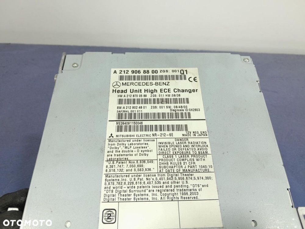 MERCEDES E W207 W212 RADIO ODTWARZACZ NAWIGACJA  A2129068800 - 8