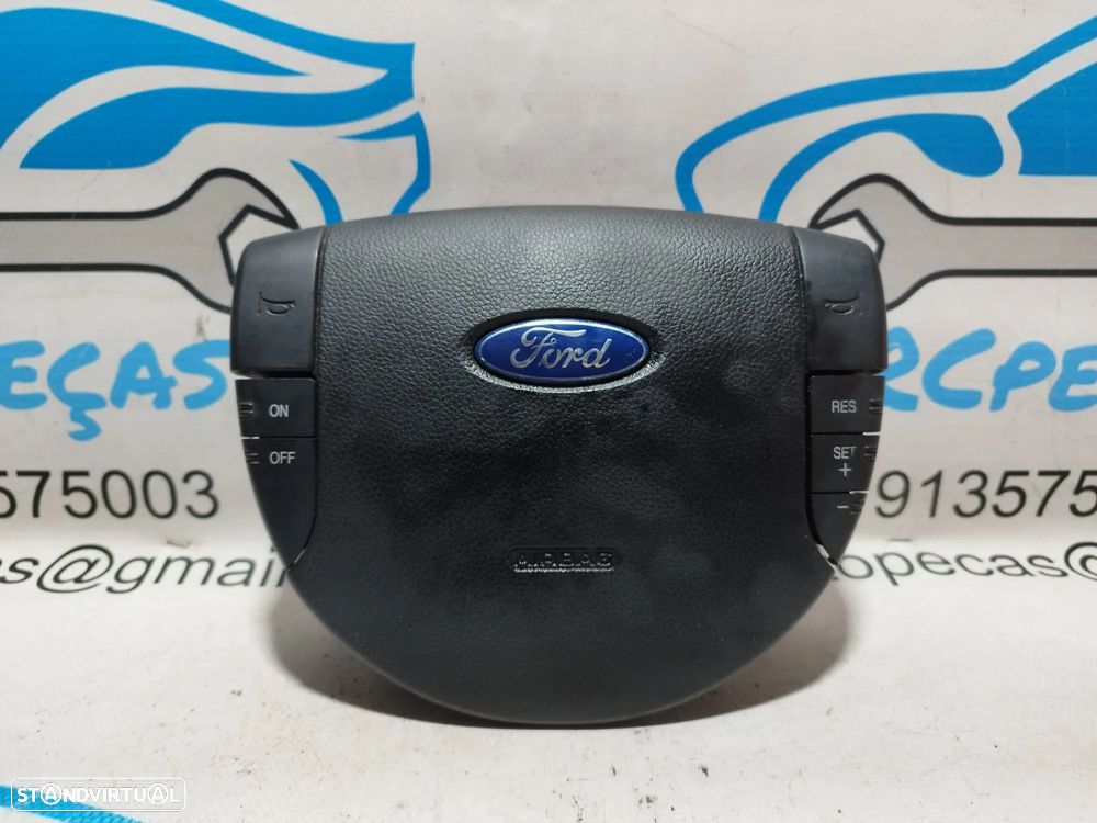 AIRBAG VOLANTE GUIADOR FORD MONDEO III 3 MK3 3S71F042B85 3S71-F042B85-DCW COMANDOS MULTIFUNÇÕES CONTROLO - 1