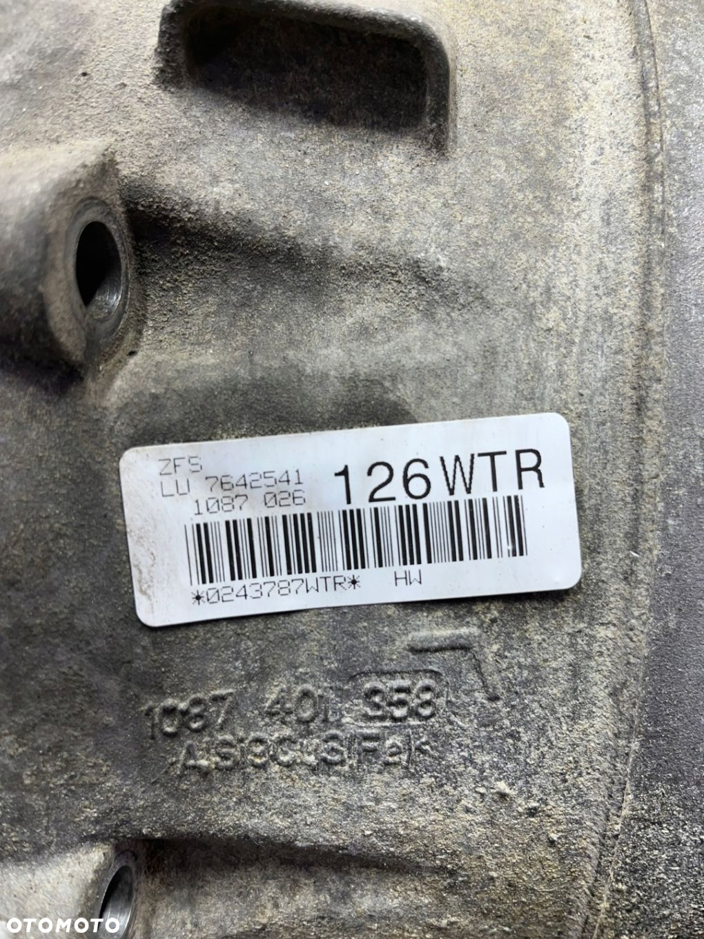 BMW X1 F25 F30 F31 DIESEL SKRZYNIA BIEGÓW AUTOMATYCZNA 8HP-70X WTR 7642541 - 3