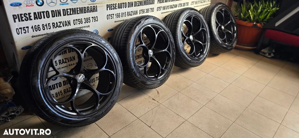 Jante Aluminiu Alfa Stelvio Quadrofoglio 2 Dimensiuni Anvelope Ca Noi Pirelli 255/45R20 285/40R20 - 4
