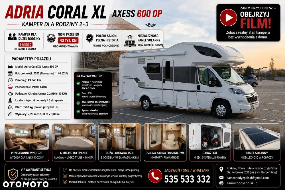 Adria Coral XL Axess 600 DP - 1