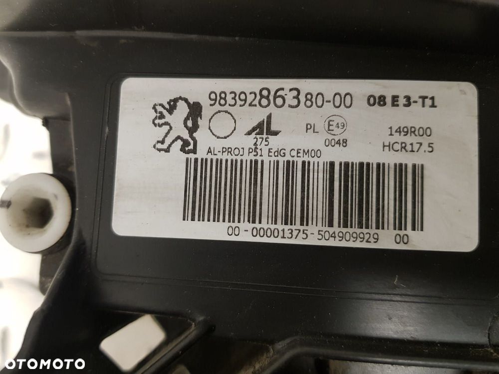 PEUGEOT 308 III T10 21- ORYGINAŁ LAMPA LAMPY KOMPLET PRAWA LEWA PRZEDNIA PRZÓD REFLEKTOR FULL LED EU - 16