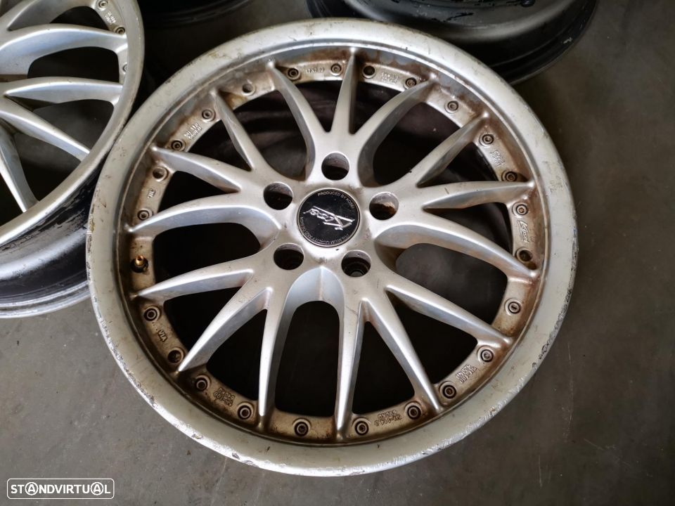 VW SEAT LEON 1P 2007 5X112 CONJUNTO DE JANTES 17 POLEGADAS J057 - 4