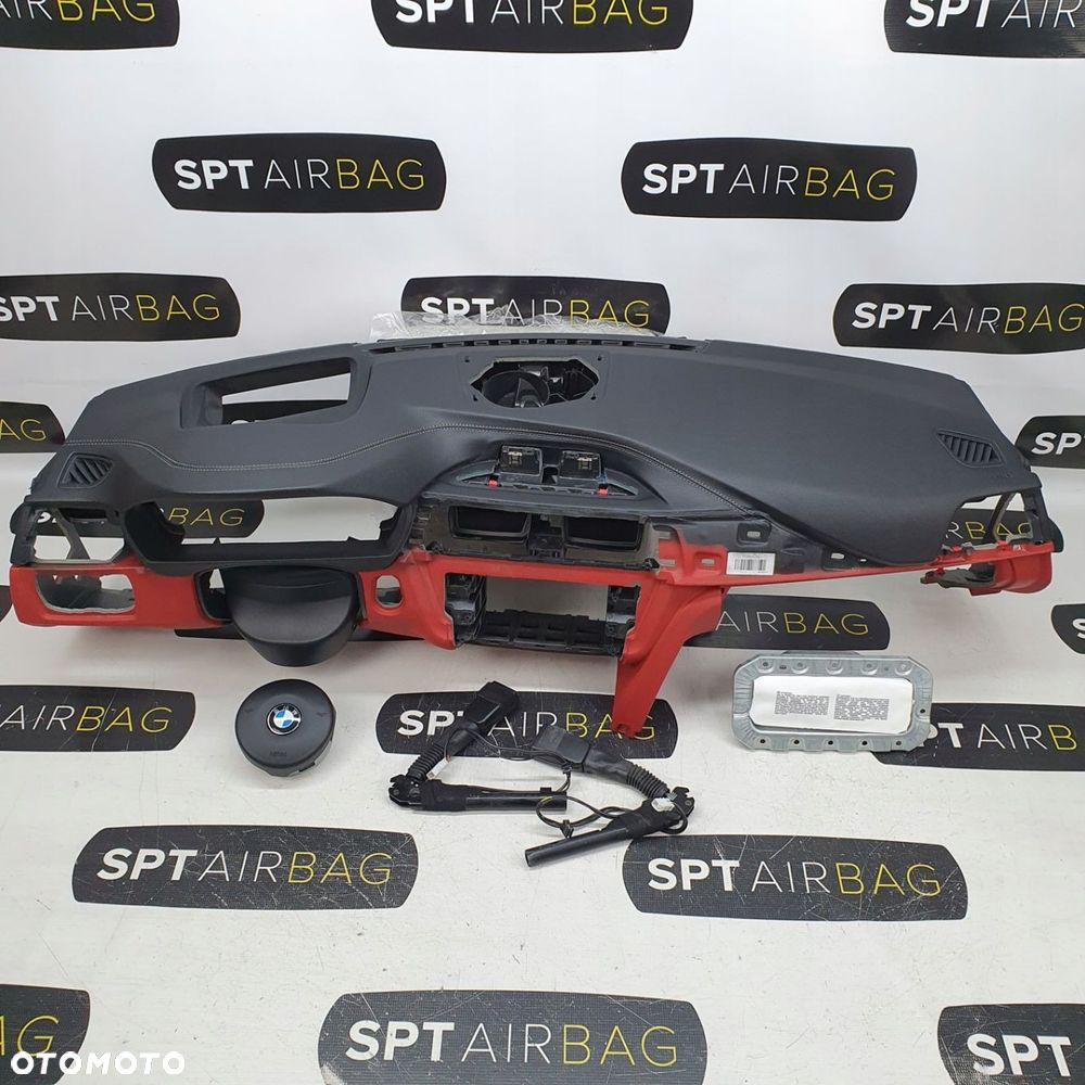 BMW SERIA 3 F30 F31 F34 DESKA ROZDZIELCZA KONSOLA KOKPIT PULPIT PODUSZKI AIRBAG AIR BAG PASY KIT SET - 1