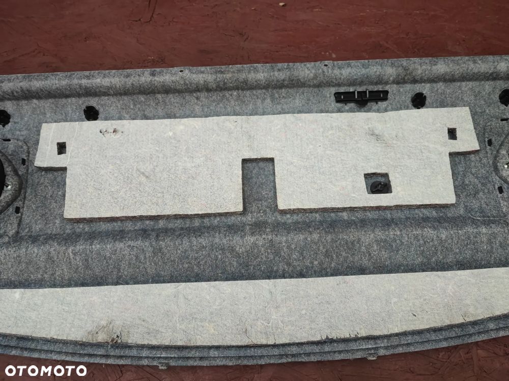 BMW E46 COUPE ORYGINALNA PÓŁKA TYŁ / OSŁONA GRODZI TYŁ + GŁOŚNIKI + ZAŚLEPKI GŁOŚNIKÓW  O NR.  51 46 6 955 325 / 51 46 8 231 125 OEM W DOBRYM STANIE - 16